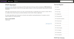 Desktop Screenshot of php.sitesi.web.tr