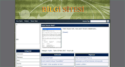 Desktop Screenshot of bilgi.sitesi.web.tr